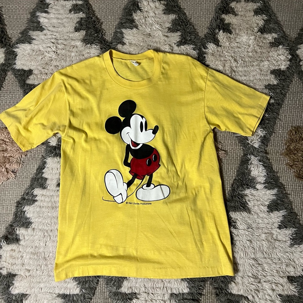 Rare Vintage Disney Mickey Mouse “Made In USA” Shirt